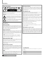 Preview for 2 page of Outlaw LFM-1 Plus Owner'S Manual