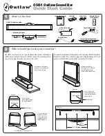 Preview for 1 page of Outlaw OSB-1 Quick Start Manual