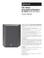 Предварительный просмотр 1 страницы Outlaw Surround Loudspeaker SL-B(W Owner'S Manual