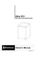 Outlaw Ultra-X13 Owner'S Manual preview