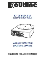 Preview for 1 page of Outline ET250-3D Operating Manual