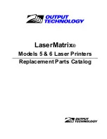 Предварительный просмотр 1 страницы Output Technology LaserMatrix 5 Replacement Parts Catalog