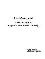 Output Technology PrintCenter24 Replacement Parts Catalog предпросмотр