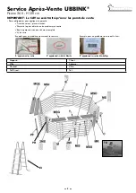 Preview for 8 page of Outside Living Industries sunwater 360 H120 cm Note Of Assembly