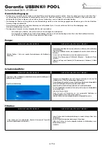 Preview for 10 page of Outside Living Industries sunwater 360 H120 cm Note Of Assembly