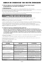 Preview for 60 page of Outside Living Industries sunwater 360 H120 cm Note Of Assembly