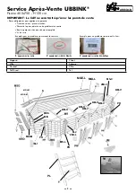 Preview for 8 page of Outside Living Industries ubbink Azura 400x750 - H130 cm Note Of Assembly