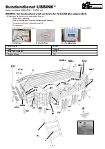 Preview for 12 page of Outside Living Industries ubbink Azura 400x750 - H130 cm Note Of Assembly