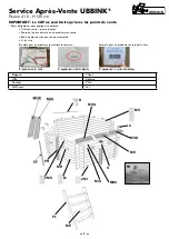 Preview for 8 page of Outside Living Industries ubbink Azura 410 - H120 cm Note Of Assembly