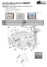 Preview for 8 page of Outside Living Industries Ubbink Cancun Note Of Assembly