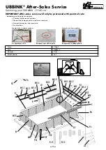 Preview for 20 page of Outside Living Industries ubbink Linea 500x800 - H140 cm Note Of Assembly