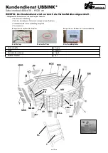 Preview for 12 page of Outside Living Industries ubbink Ocea 400x610 - H130 cm Note Of Assembly