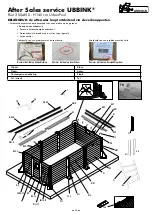 Preview for 16 page of Outside Living Industries ubbink Ocea 430 - H120 cm Note Of Assembly