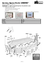 Preview for 8 page of Outside Living Industries ubbink Ocea 470x860 - H130 cm Note Of Assembly