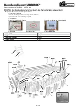 Preview for 12 page of Outside Living Industries ubbink Ocea 470x860 - H130 cm Note Of Assembly