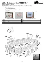 Preview for 16 page of Outside Living Industries ubbink Ocea 470x860 - H130 cm Note Of Assembly