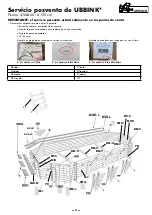 Preview for 24 page of Outside Living Industries ubbink Ocea 470x860 - H130 cm Note Of Assembly