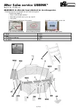 Предварительный просмотр 16 страницы Outside Living Industries ubbink Ocea 510 - H120 cm Note Of Assembly