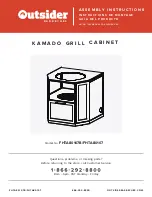 Outsider KAMADO FHTA80107 Assembly Instructions Manual предпросмотр