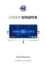 Preview for 1 page of Outsight Creamsource User Manual