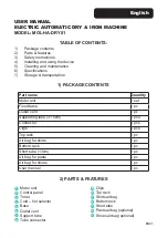 Preview for 3 page of Outspot MOL-HA-DRY01 User Manual