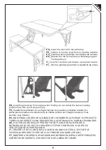 Предварительный просмотр 10 страницы Outsunny 01-0009 Assembly & Instruction Manual