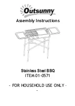 Предварительный просмотр 1 страницы Outsunny 01-0571 Assembly Instructions Manual