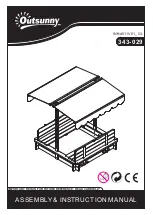 Предварительный просмотр 1 страницы Outsunny 343-029 Assembly & Instruction Manual