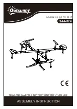 Preview for 1 page of Outsunny 344-024 Assembly Instruction