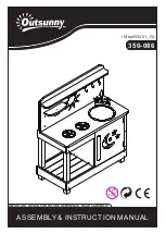 Outsunny 350-086 Assembly & Instruction Manual предпросмотр