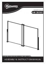 Outsunny 840-209V01 Assembly & Instruction Manual preview