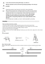 Предварительный просмотр 5 страницы Outsunny 840-213 Instructions For Installation And Operation Manual