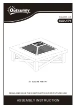 Outsunny 842-171 Assembly Instruction Manual preview