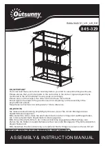 Preview for 1 page of Outsunny 845-329 Assembly & Instruction Manual