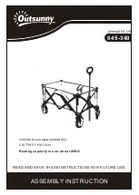 Outsunny 845-340 Assembly Instruction preview