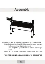 Preview for 14 page of Outsunny 846-078 Assembly & Instruction Manual