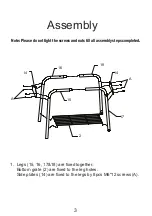 Предварительный просмотр 5 страницы Outsunny 846-081 Assembly & Instruction Manual