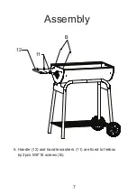 Предварительный просмотр 9 страницы Outsunny 846-081 Assembly & Instruction Manual