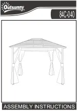 Outsunny 84C-040 User Manual preview