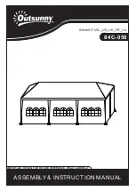 Preview for 1 page of Outsunny 84C-058 Assembly & Instruction Manual