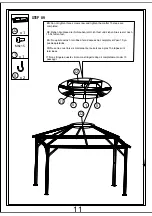 Preview for 13 page of Outsunny 84C-095 Assembly Instruction Manual