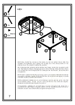 Предварительный просмотр 7 страницы Outsunny 84C-145 Assembly Instruction Manual