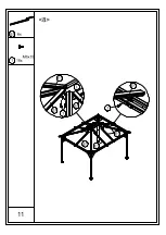 Предварительный просмотр 11 страницы Outsunny 84C-145 Assembly Instruction Manual