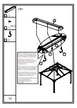 Предварительный просмотр 12 страницы Outsunny 84C-145 Assembly Instruction Manual