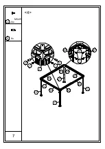 Предварительный просмотр 7 страницы Outsunny 84C-204 Assembly Instruction Manual