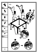 Предварительный просмотр 9 страницы Outsunny 84C-204 Assembly Instruction Manual