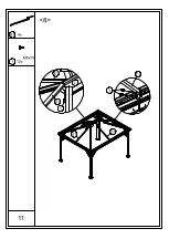 Предварительный просмотр 11 страницы Outsunny 84C-204 Assembly Instruction Manual