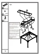 Предварительный просмотр 12 страницы Outsunny 84C-204 Assembly Instruction Manual