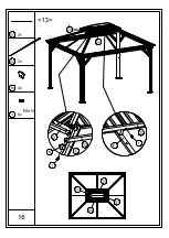 Предварительный просмотр 16 страницы Outsunny 84C-204 Assembly Instruction Manual