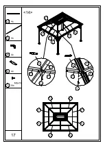 Предварительный просмотр 17 страницы Outsunny 84C-204 Assembly Instruction Manual